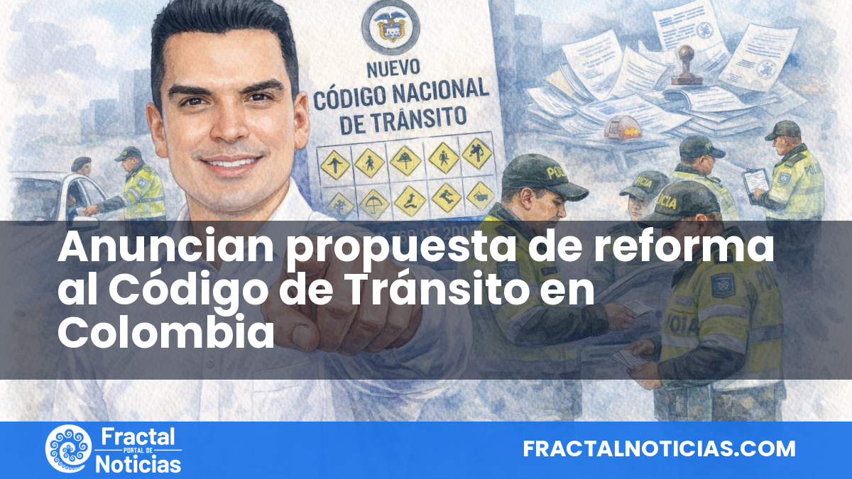 Anuncian propuesta de reforma al Código de Tránsito en Colombia — Fractal Noticias
