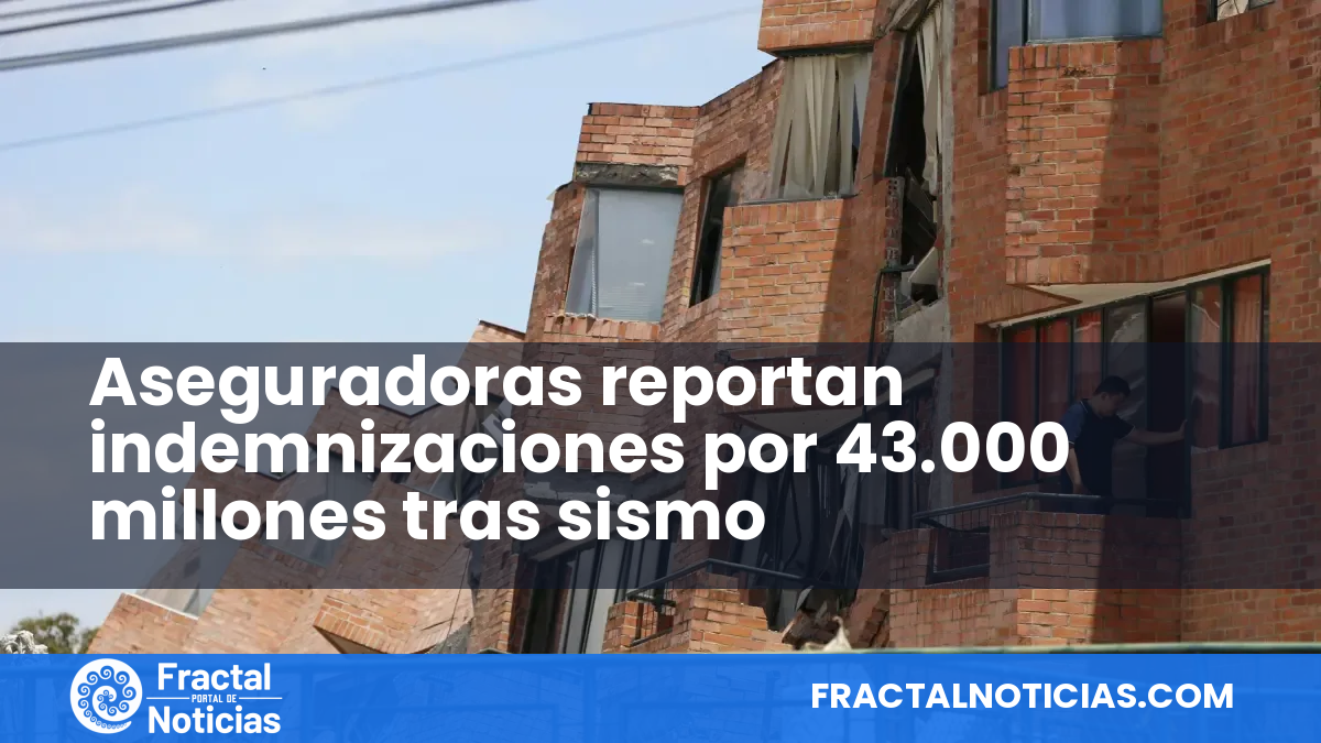 Aseguradoras reportan indemnizaciones por 43.000 millones tras sismo — Fractal Noticias