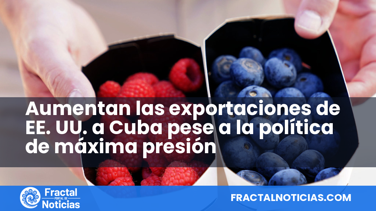 Aumentan las exportaciones de EE. UU. a Cuba pese a la política de máxima presión — Fractal Noticias