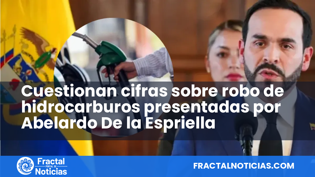 Cuestionan cifras sobre robo de hidrocarburos presentadas por Abelardo De la Espriella — Fractal Noticias