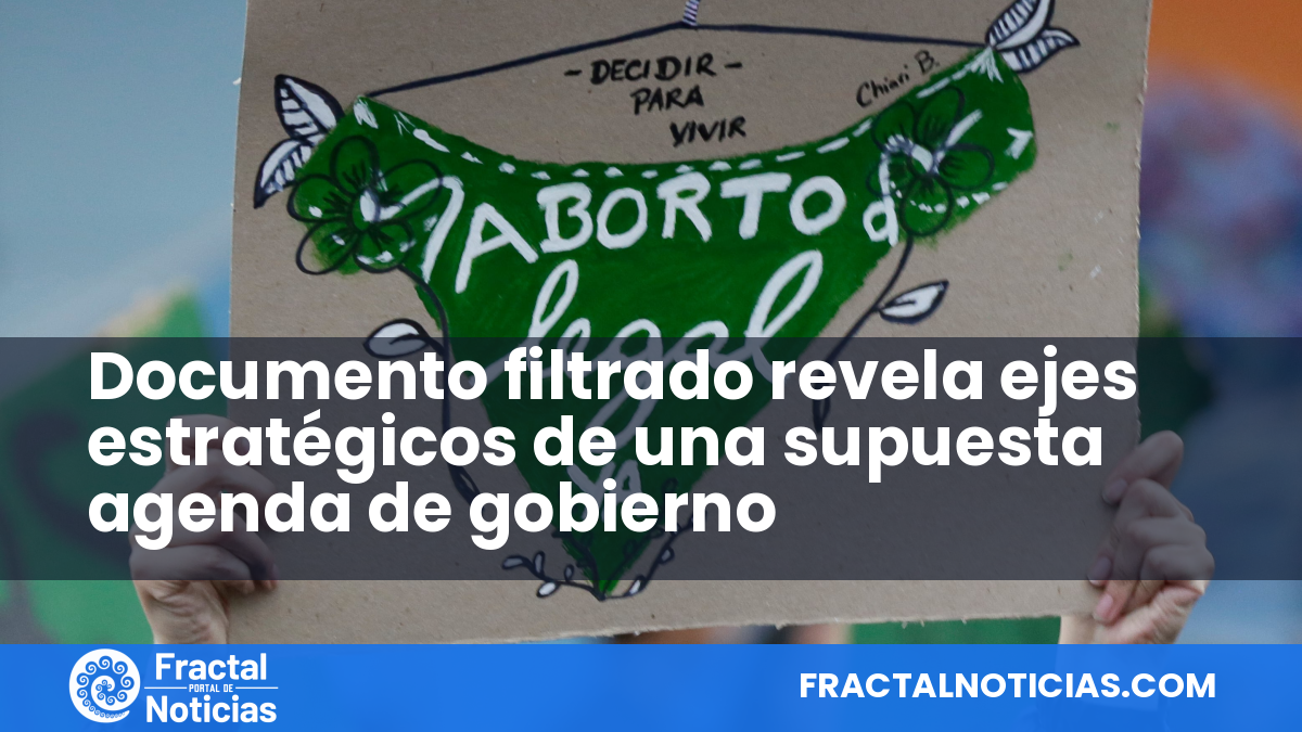 Documento filtrado revela ejes estratégicos de una supuesta agenda de gobierno — Fractal Noticias
