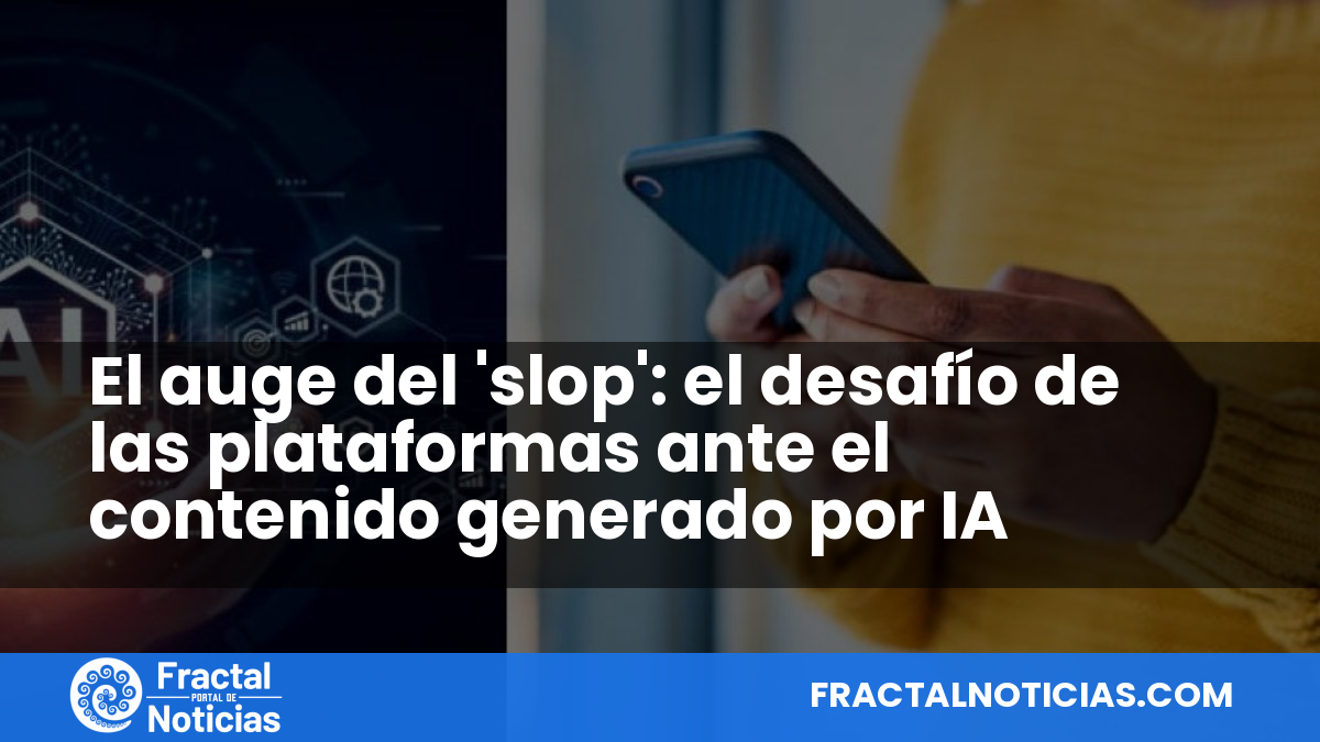El auge del 'slop': el desafío de las plataformas ante el contenido generado por IA — Fractal Noticias