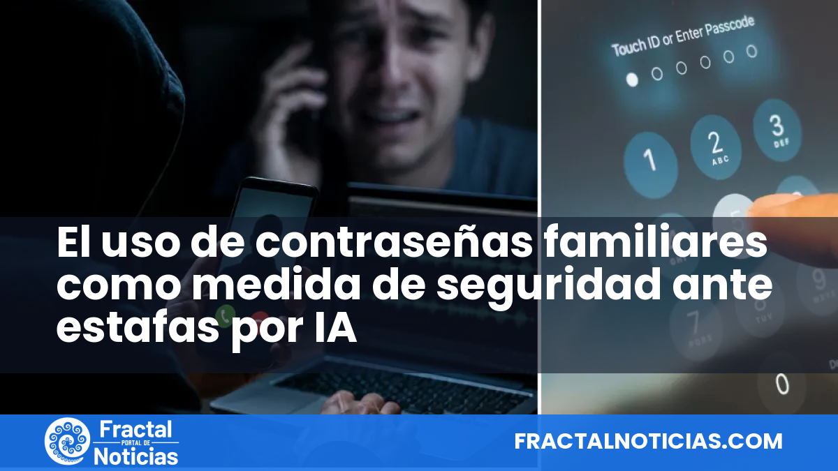 El uso de contraseñas familiares como medida de seguridad ante estafas por IA — Fractal Noticias