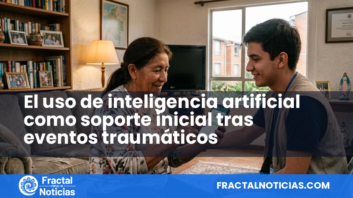 El uso de inteligencia artificial como soporte inicial tras eventos traumáticos — Fractal Noticias