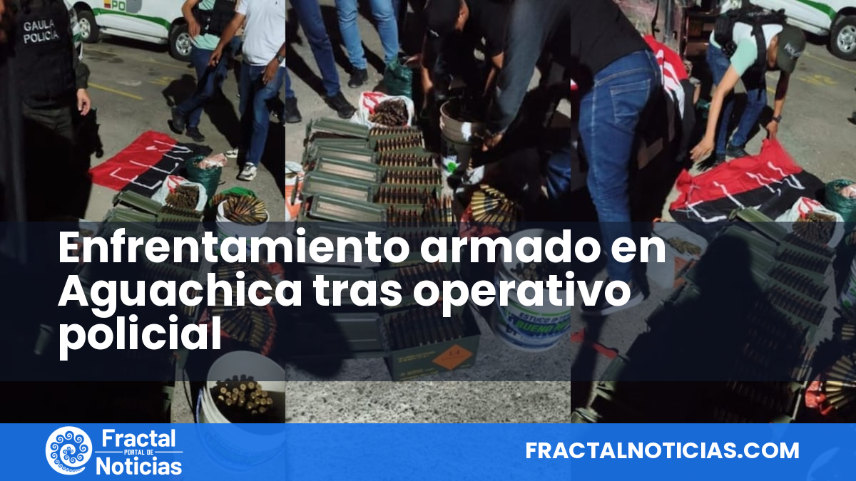 Enfrentamiento armado en Aguachica tras operativo policial — Fractal Noticias