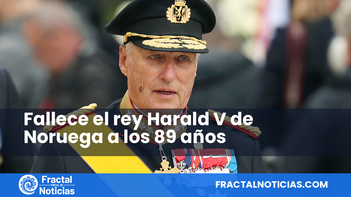 Fallece el rey Harald V de Noruega a los 89 años — Fractal Noticias