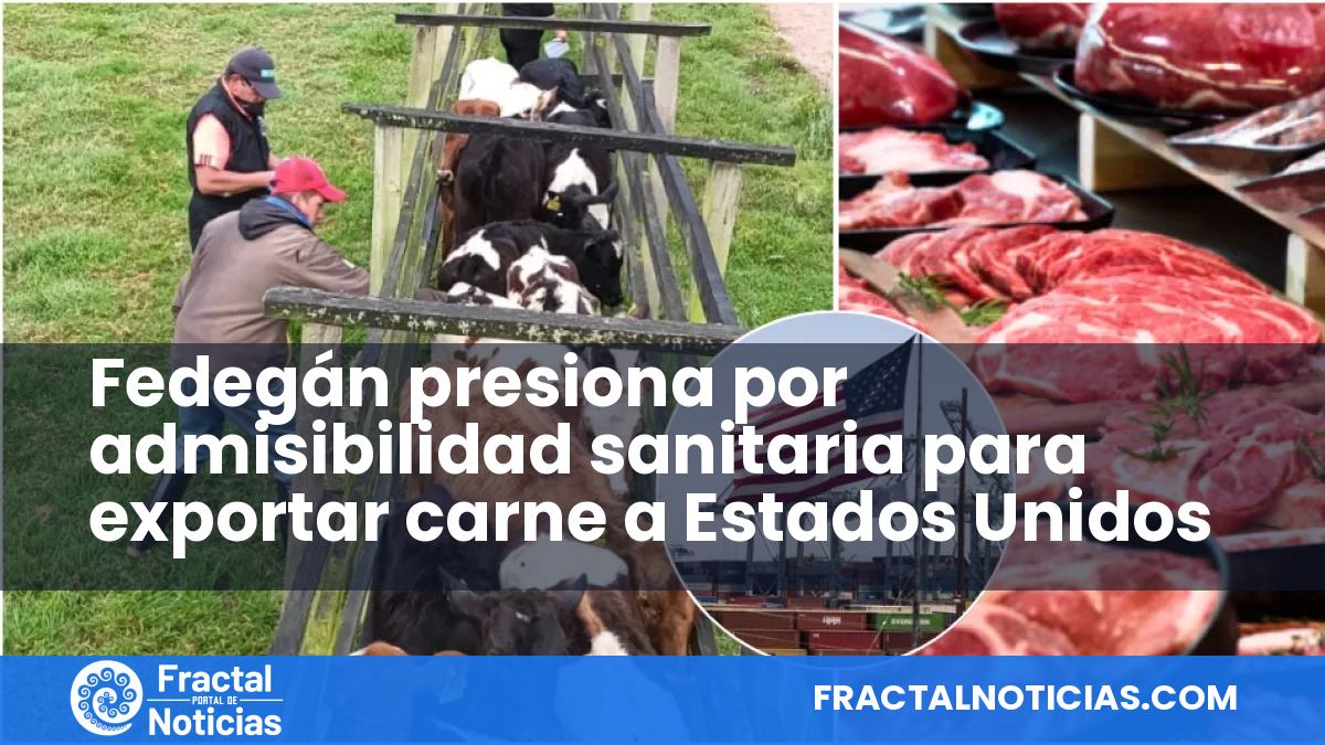 Fedegán presiona por admisibilidad sanitaria para exportar carne a Estados Unidos — Fractal Noticias