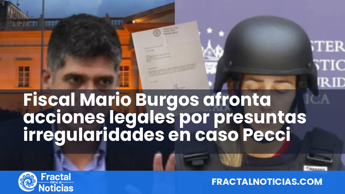 Fiscal Mario Burgos afronta acciones legales por presuntas irregularidades en caso Pecci — Fractal Noticias