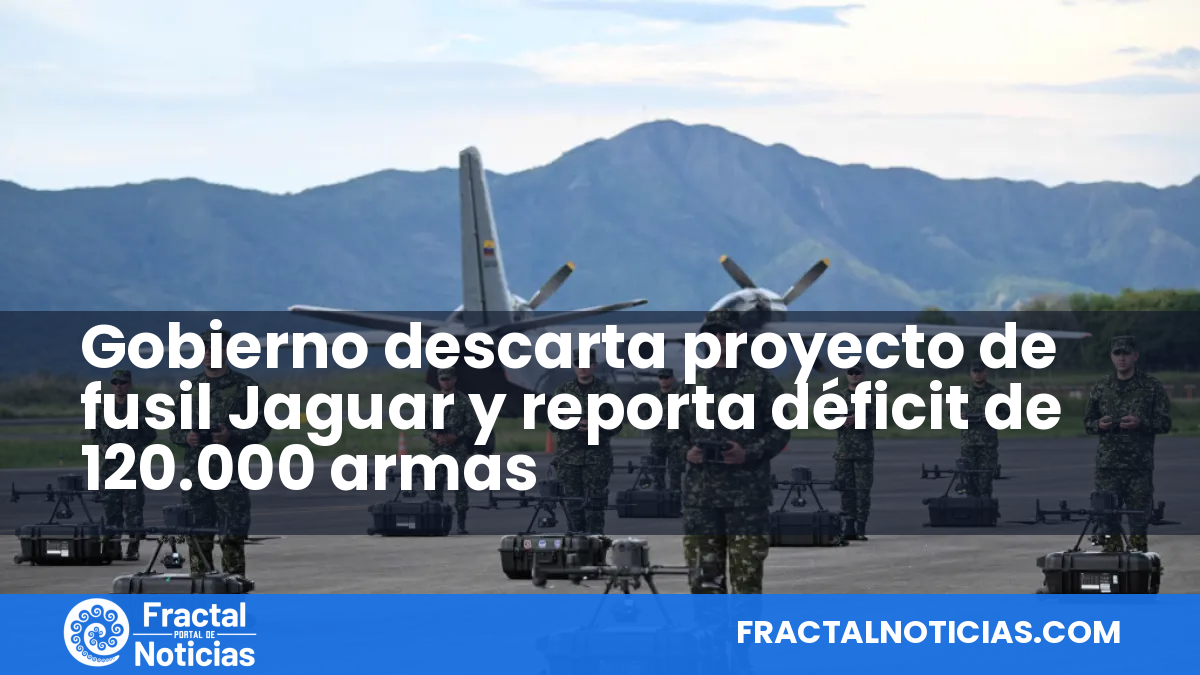 Gobierno descarta proyecto de fusil Jaguar y reporta déficit de 120.000 armas — Fractal Noticias