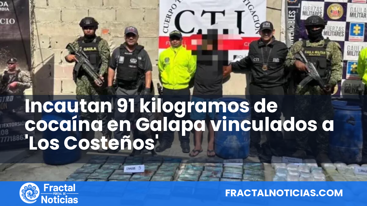 Incautan 91 kilogramos de cocaína en Galapa vinculados a 'Los Costeños' — Fractal Noticias