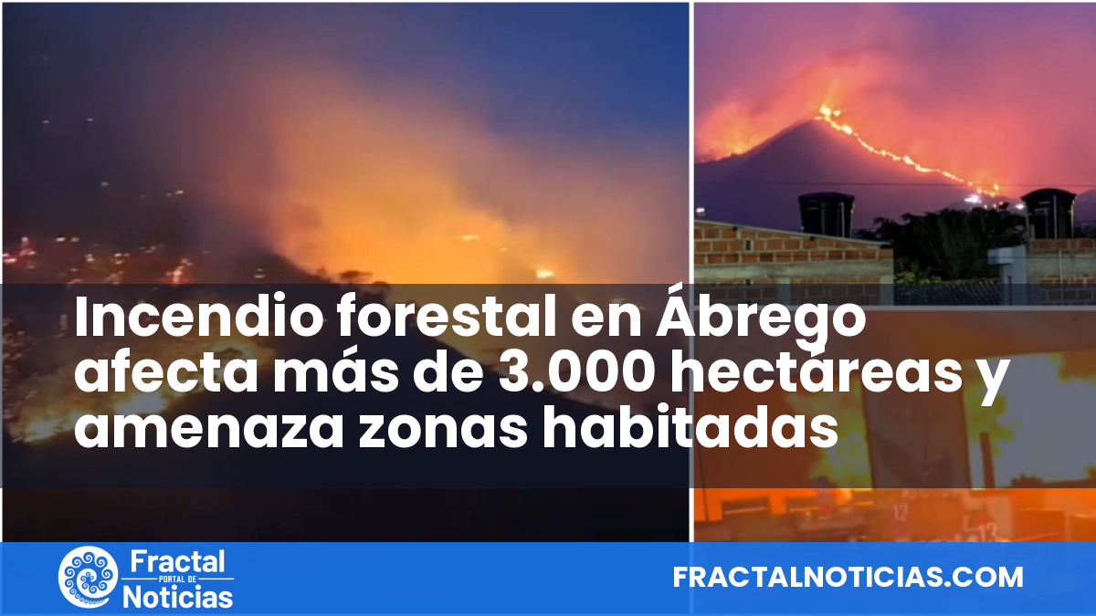 Incendio forestal en Ábrego afecta más de 3.000 hectáreas y amenaza zonas habitadas — Fractal Noticias
