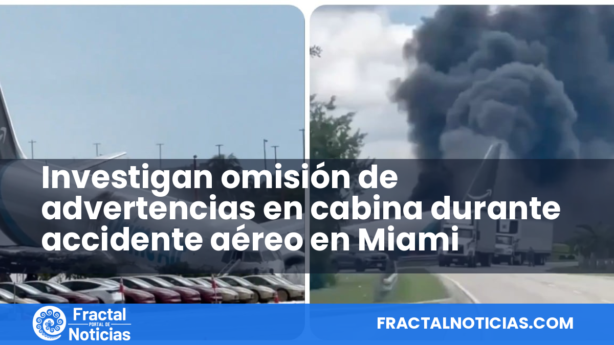 Investigan omisión de advertencias en cabina durante accidente aéreo en Miami — Fractal Noticias