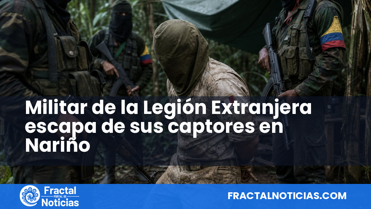 Militar de la Legión Extranjera escapa de sus captores en Nariño — Fractal Noticias