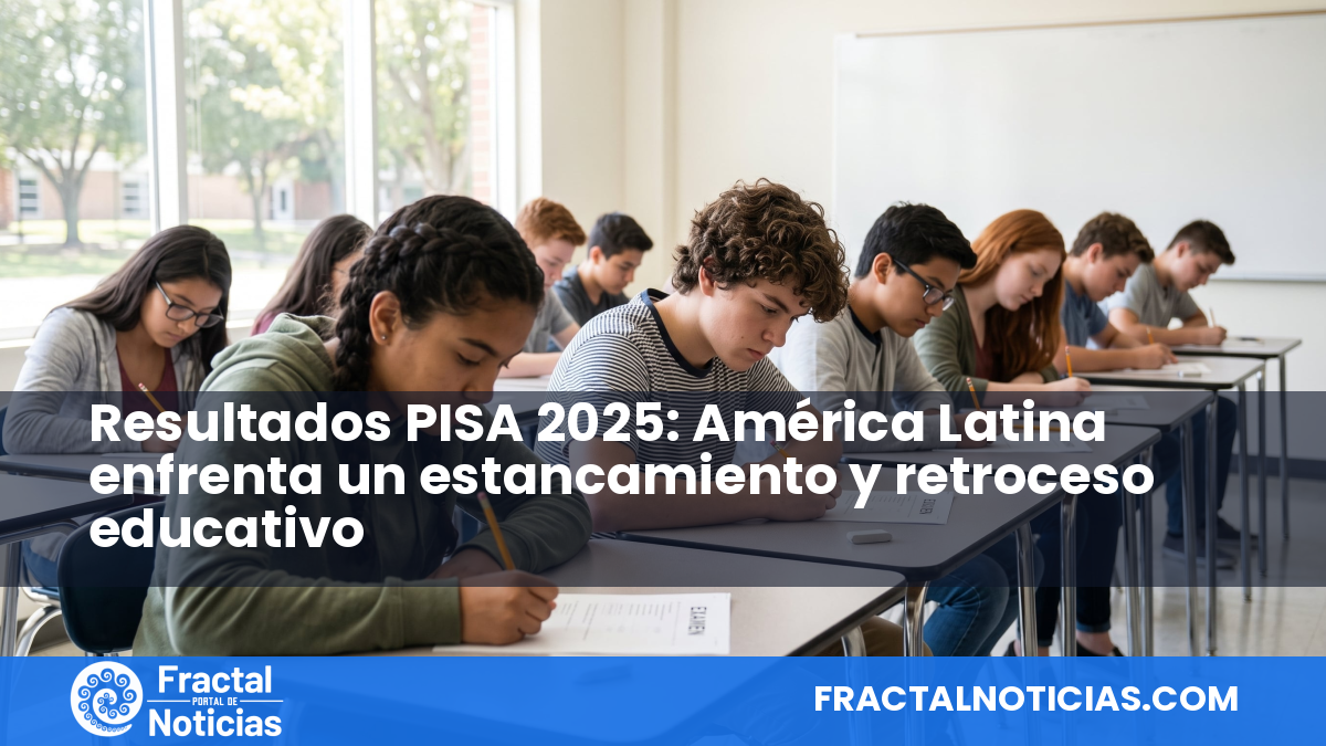 Resultados PISA 2025: América Latina enfrenta un estancamiento y retroceso educativo — Fractal Noticias