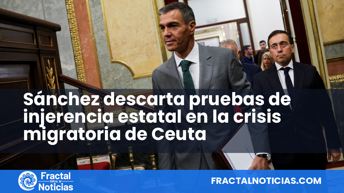 Sánchez descarta pruebas de injerencia estatal en la crisis migratoria de Ceuta — Fractal Noticias