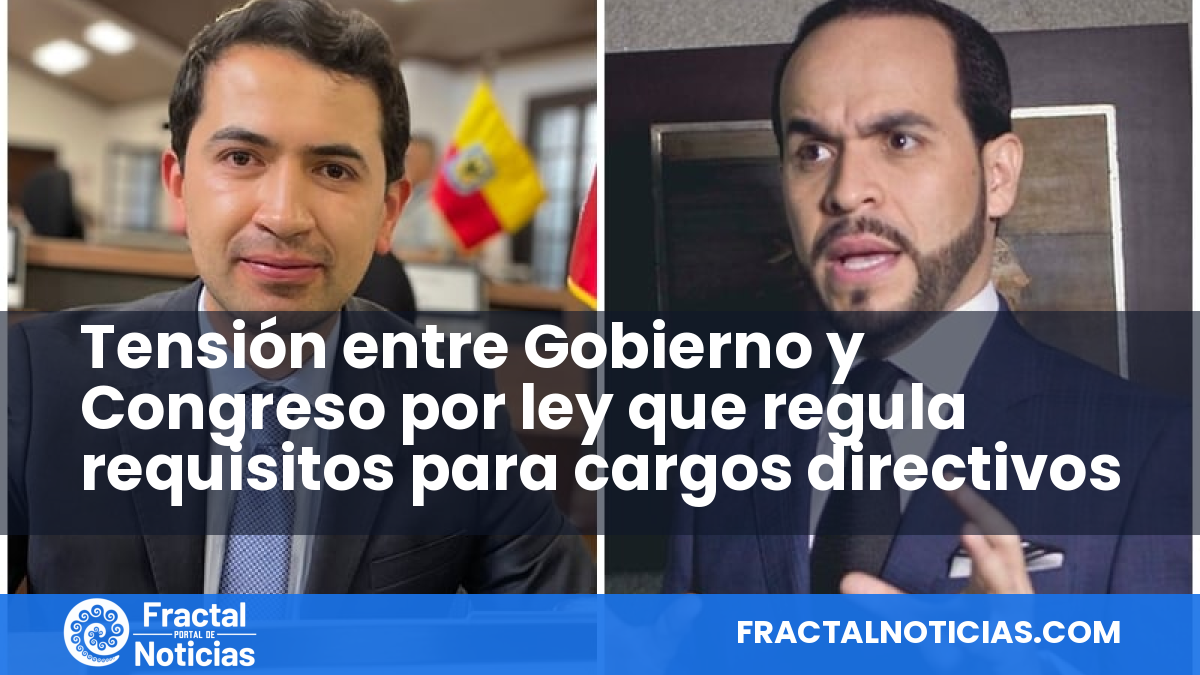 Tensión entre Gobierno y Congreso por ley que regula requisitos para cargos directivos — Fractal Noticias