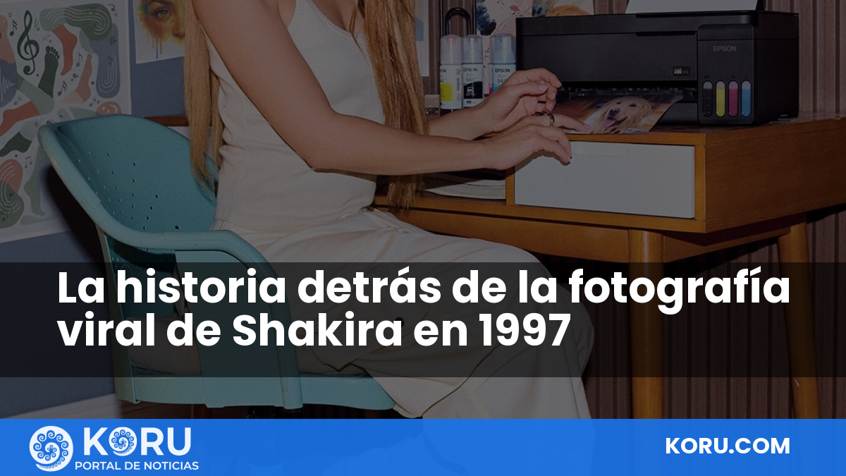 La historia detrás de la fotografía viral de Shakira en 1997 — Fractal Noticias