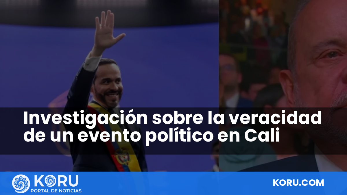Investigación sobre la veracidad de un evento político en Cali — Fractal Noticias