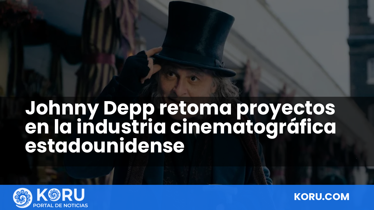 Johnny Depp retoma proyectos en la industria cinematográfica estadounidense — Fractal Noticias